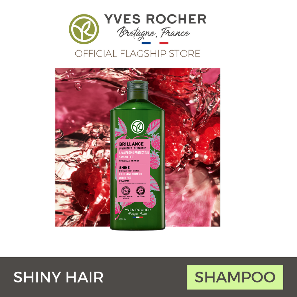 Shine Protective Shampoo 300ml for Dull Hair by YVES ROCHER - Shampoo on SALE Hair Care (New Packaging)