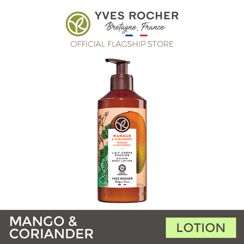 Mango & Coriander Body Lotion Moisturizer 390ml by YVES ROCHER