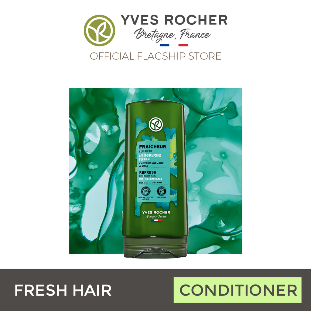 Refresh Purifying Conditioner 200ml for Normal to Oily Hair by YVES ROCHER - Conditioner on SALE Hair Care (NEW)