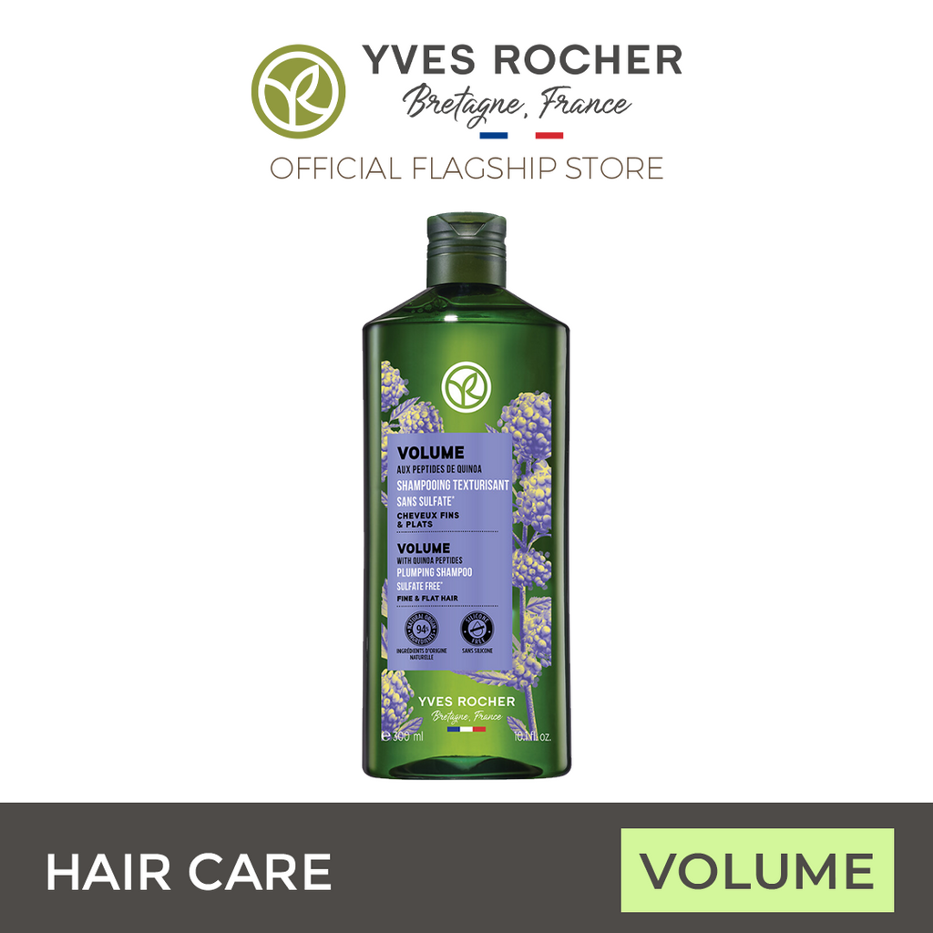 Volumizing Shampoo 300ml For Volume and Flat Hair by Yves Rocher - Shampoo on SALE Hair Care (New Packaging)