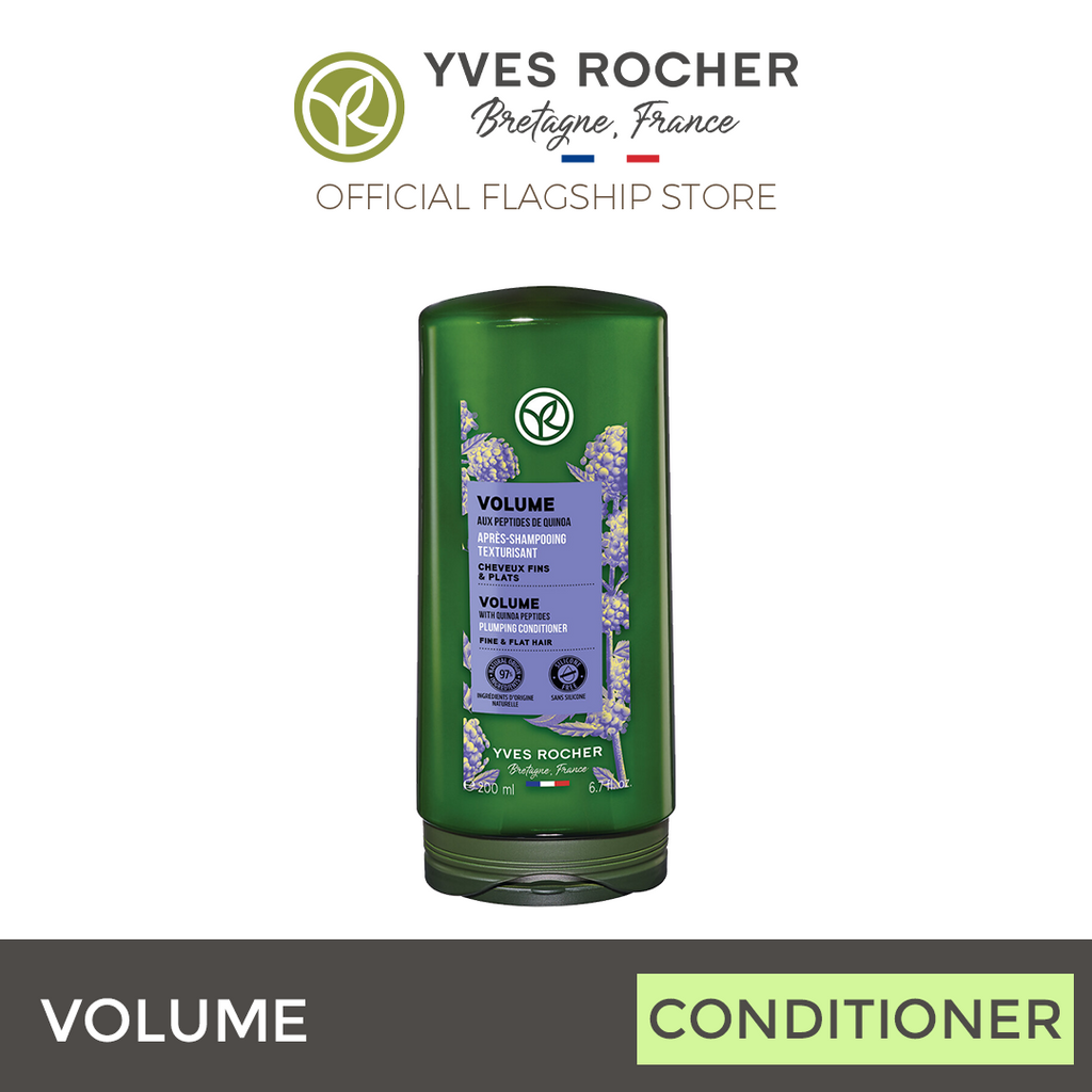 Volumizing Conditioner for Volume and Flat Hair by YVES ROCHER Original Hair Conditioner 200ml - Conditioner on SALE Hair Care (New Packaging)