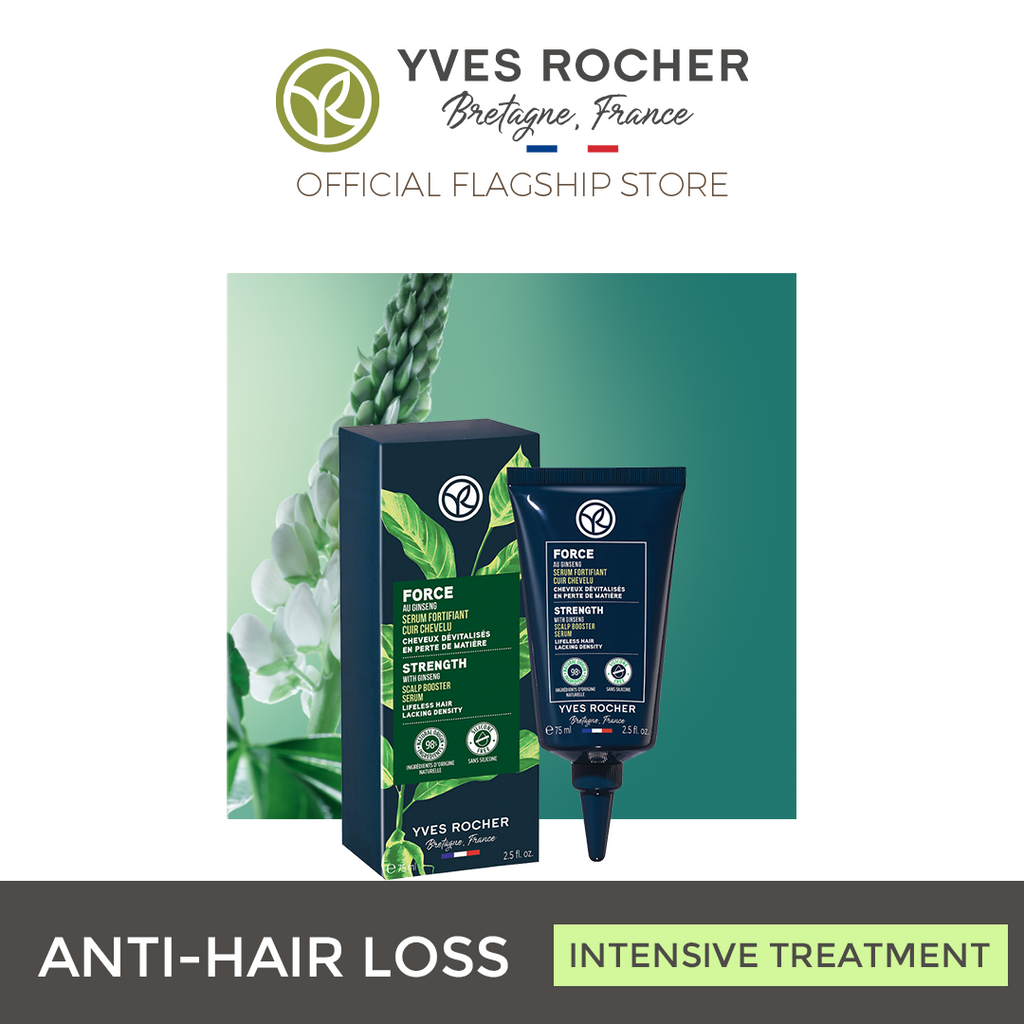 Anti-Hair Loss Scalp Fortifying Treatment 75Ml Scalp Booster Treatment for Hair Growth and Anti Hair Fall by YVES ROCHER Hair Care Bestseller (New Packaging)