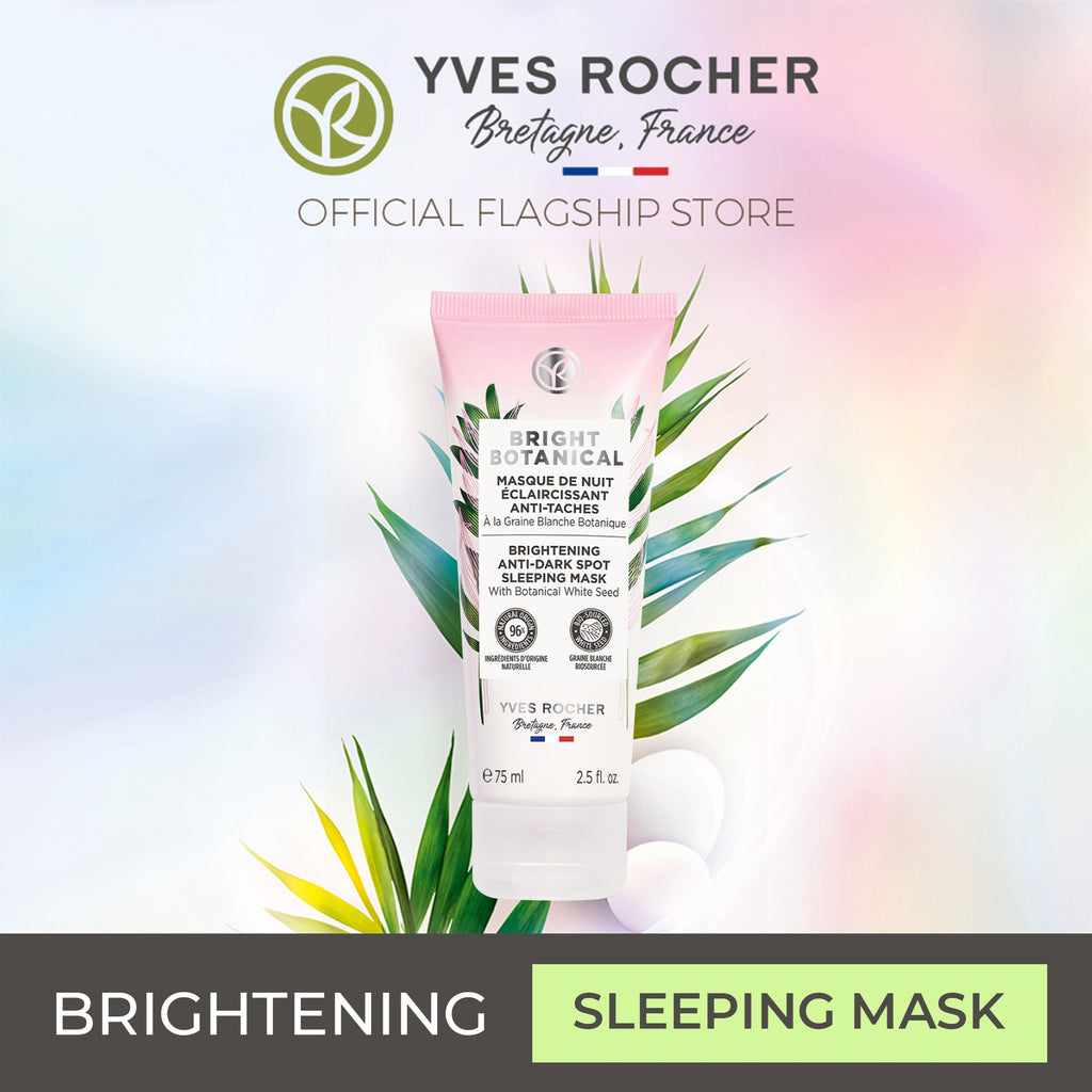 Yves Rocher Anti Dark Spot Brightening Sleeping Mask 75ml – Bright Botanical Skin Care