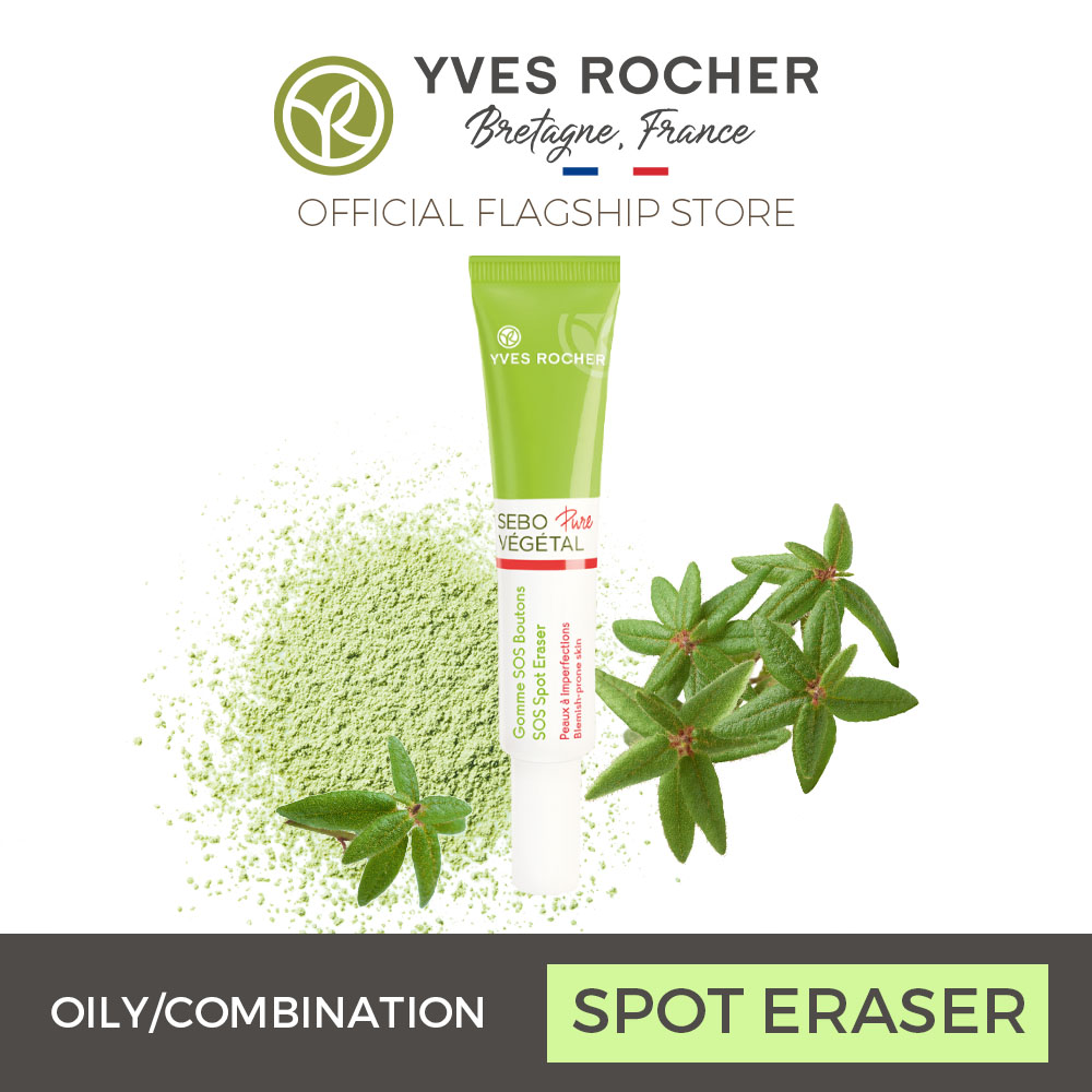 Yves Rocher Anti-Acne SOS Spot Eraser Treatment 10ml - Sebo Pure Vegetal