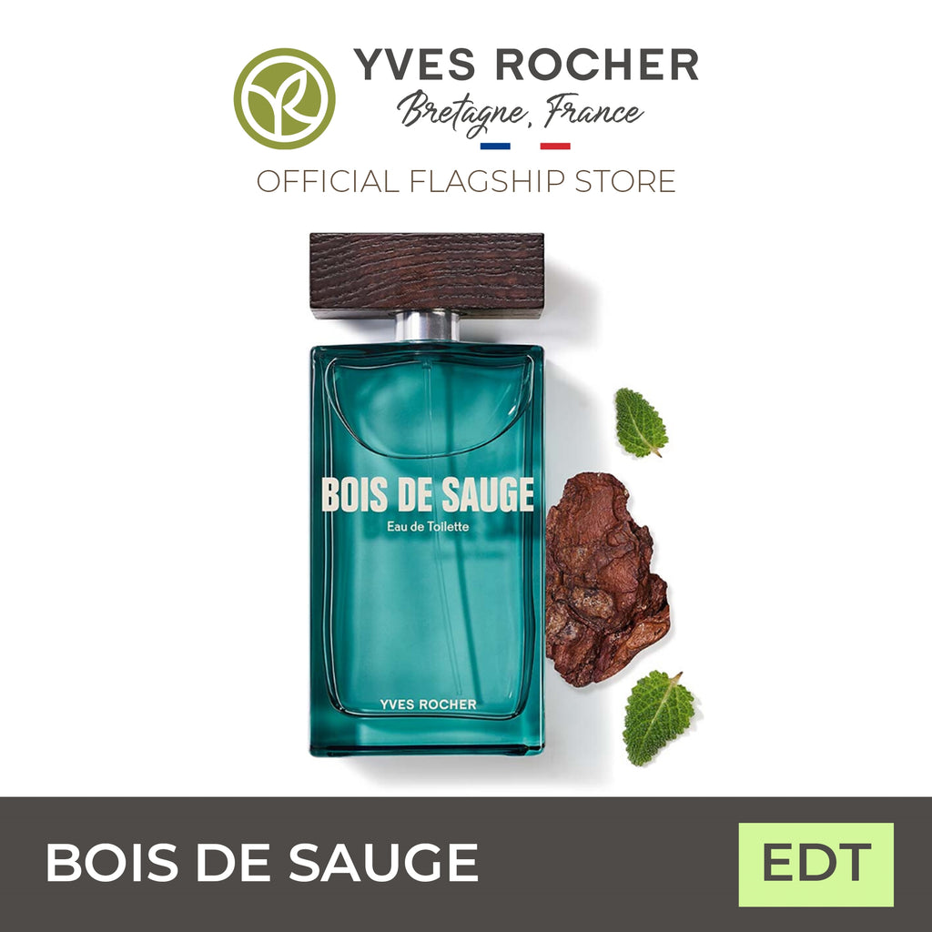 Yves Rocher Bois de Sauge Perfume Men Eau de Toilette 100ml