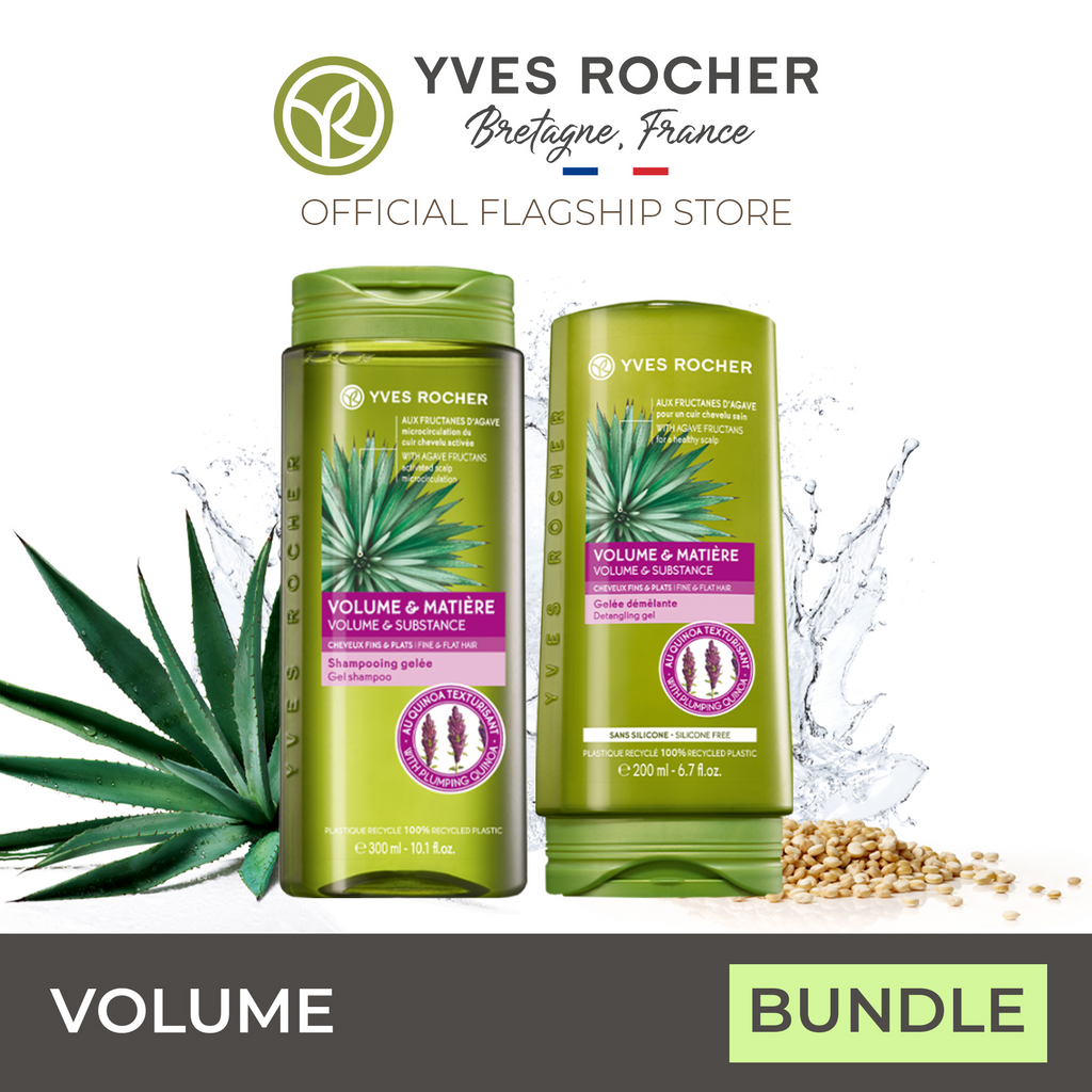 Yves Rocher Volumizing Shampoo and Conditioner Bundle