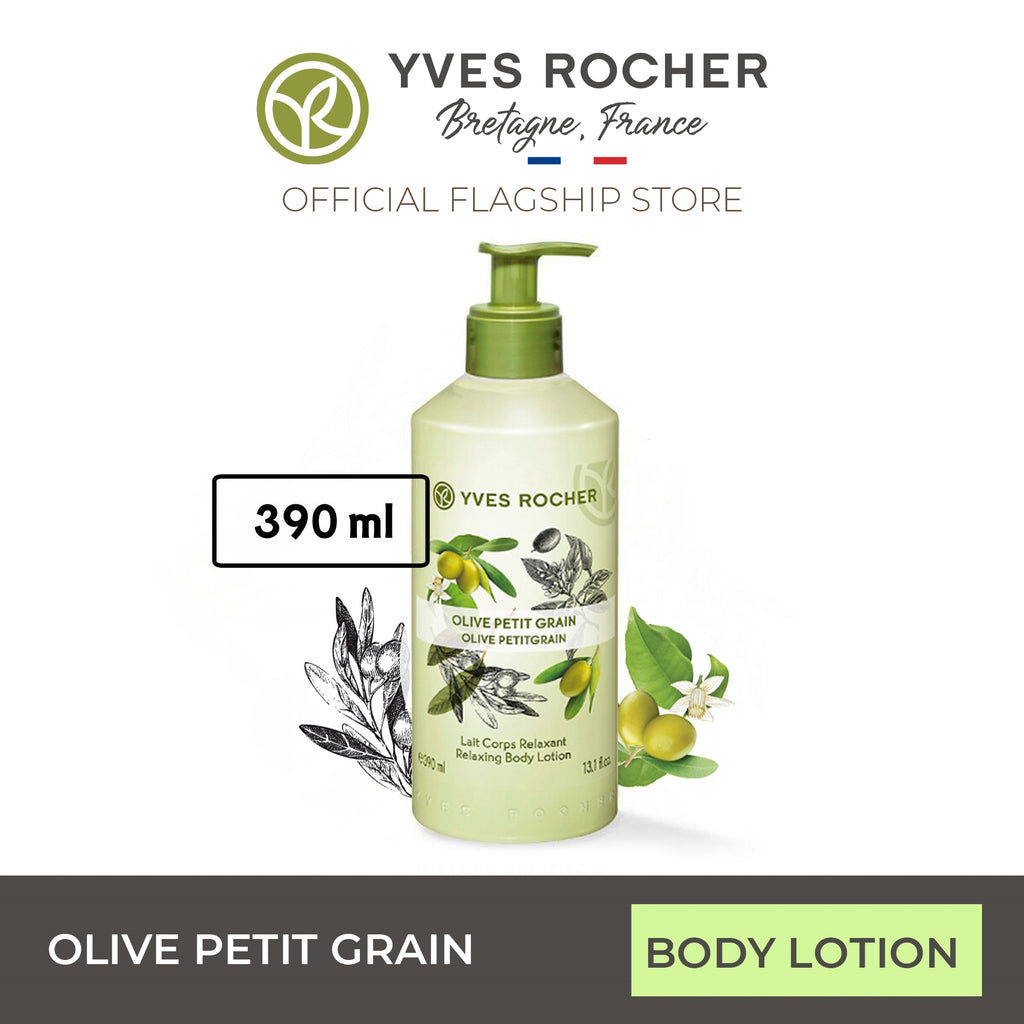 Yves Rocher Olive Petitgrain Relaxing Body Lotion 390ml
