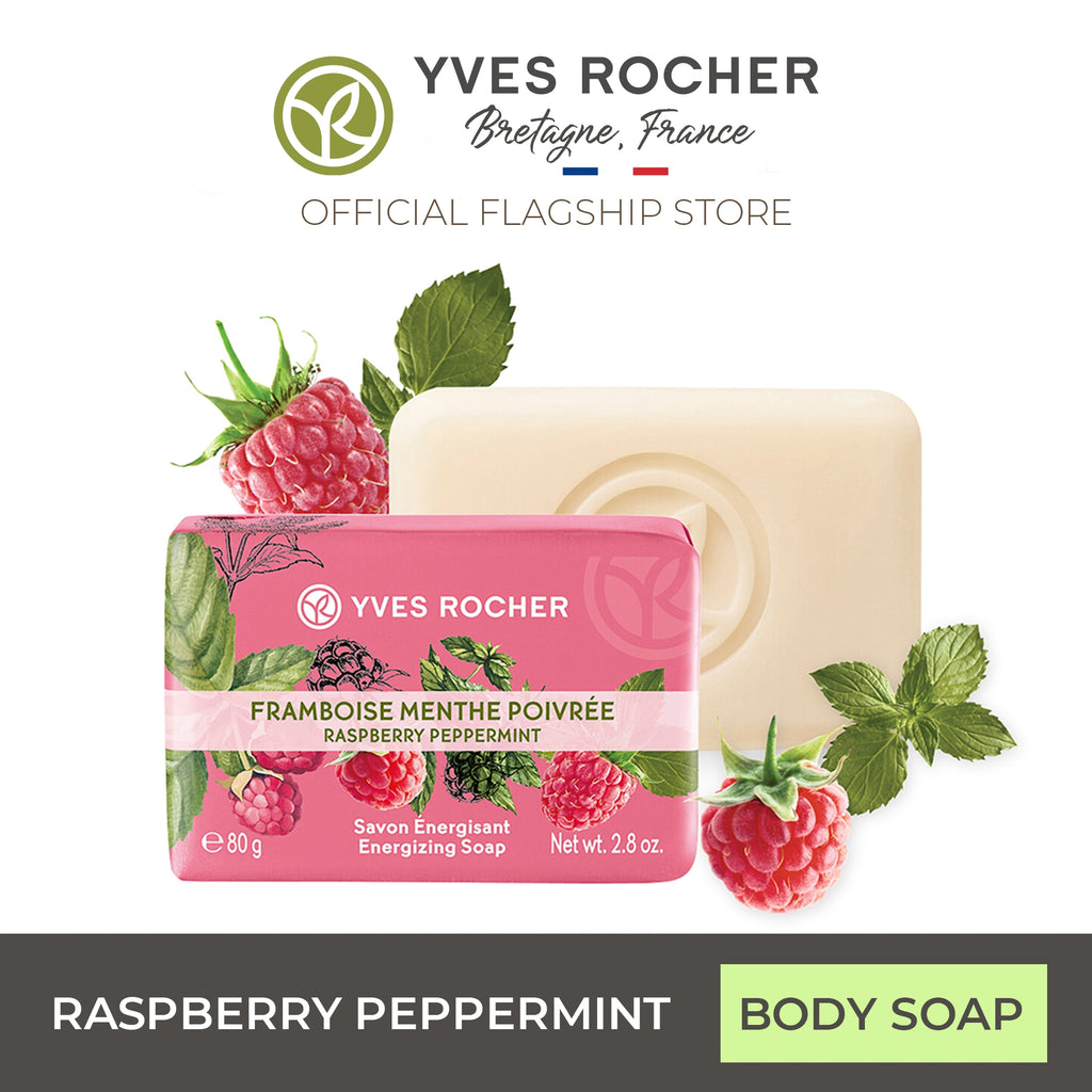 Yves Rocher Raspberry Peppermint Body Soap 80g