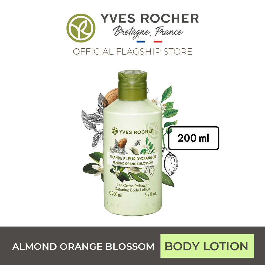 Yves Rocher Almond Orange Blossom Relaxing Body Lotion 200ml