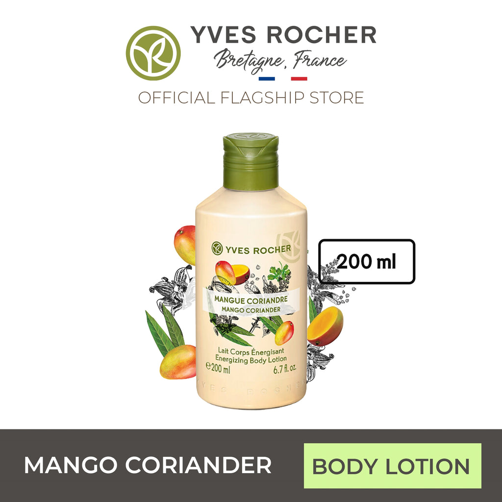 Yves Rocher Mango Coriander Energizing Body Lotion 200ml