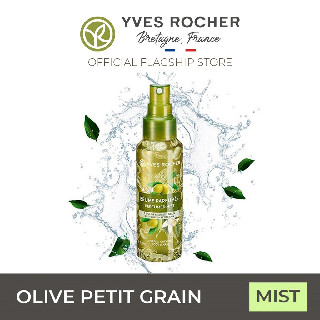 Yves Rocher Olive Lemongrass Relaxing Body and Hair Mist 100ml Fantasy