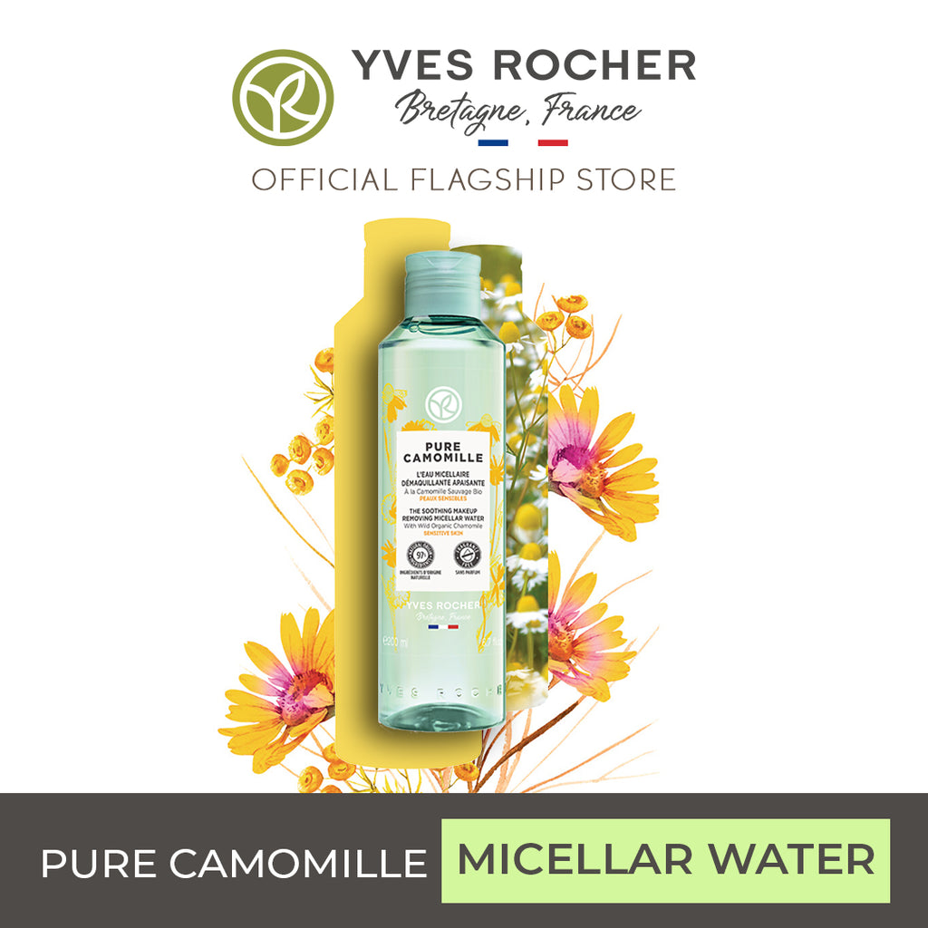 Yves Rocher Pure Camomille Soothing Makeup Remover Micellar Water 200ml