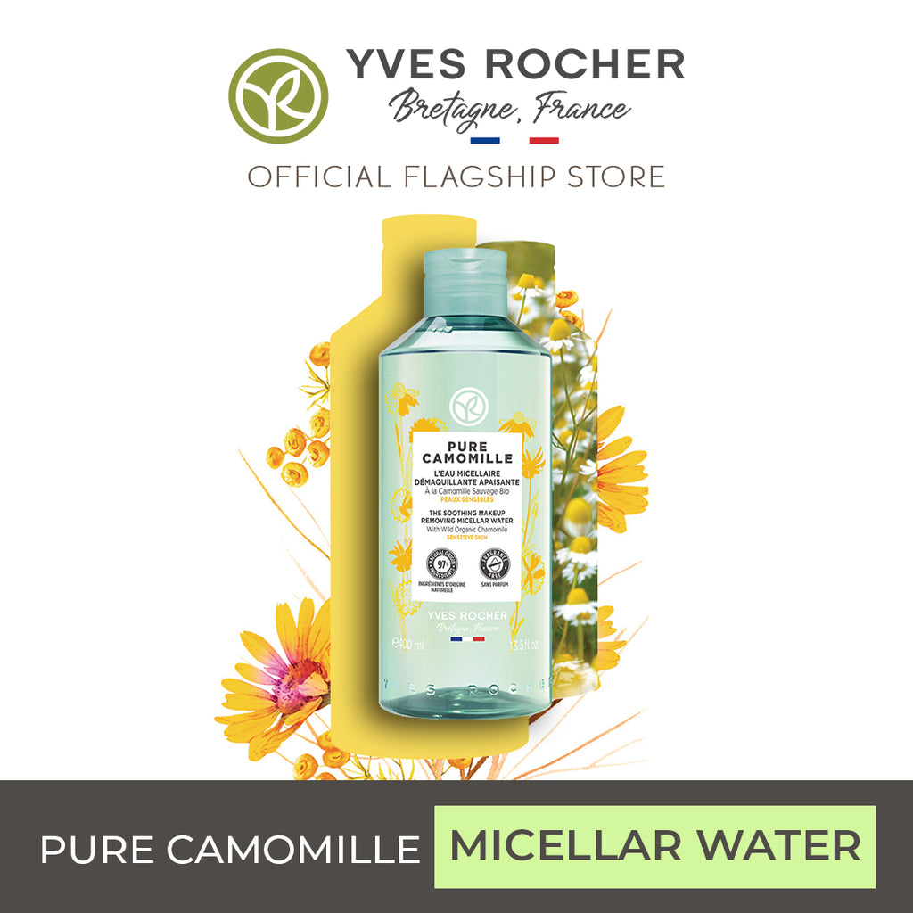 Yves Rocher Pure Camomille Soothing Makeup Remover Micellar Water 400ml