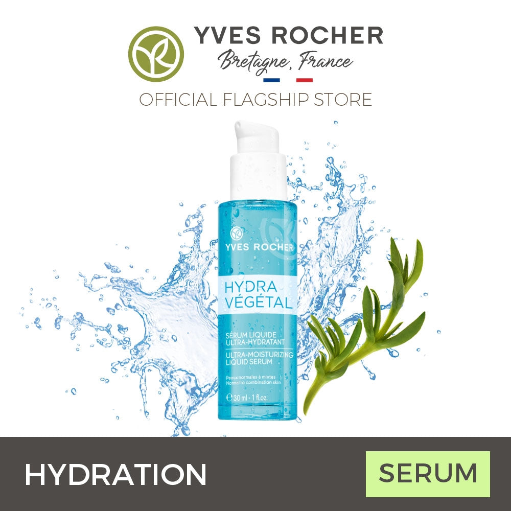 Yves Rocher Moisturizing Face Serum Ultra Hydrating Liquid Essence 30ml - Hydra Vegetal