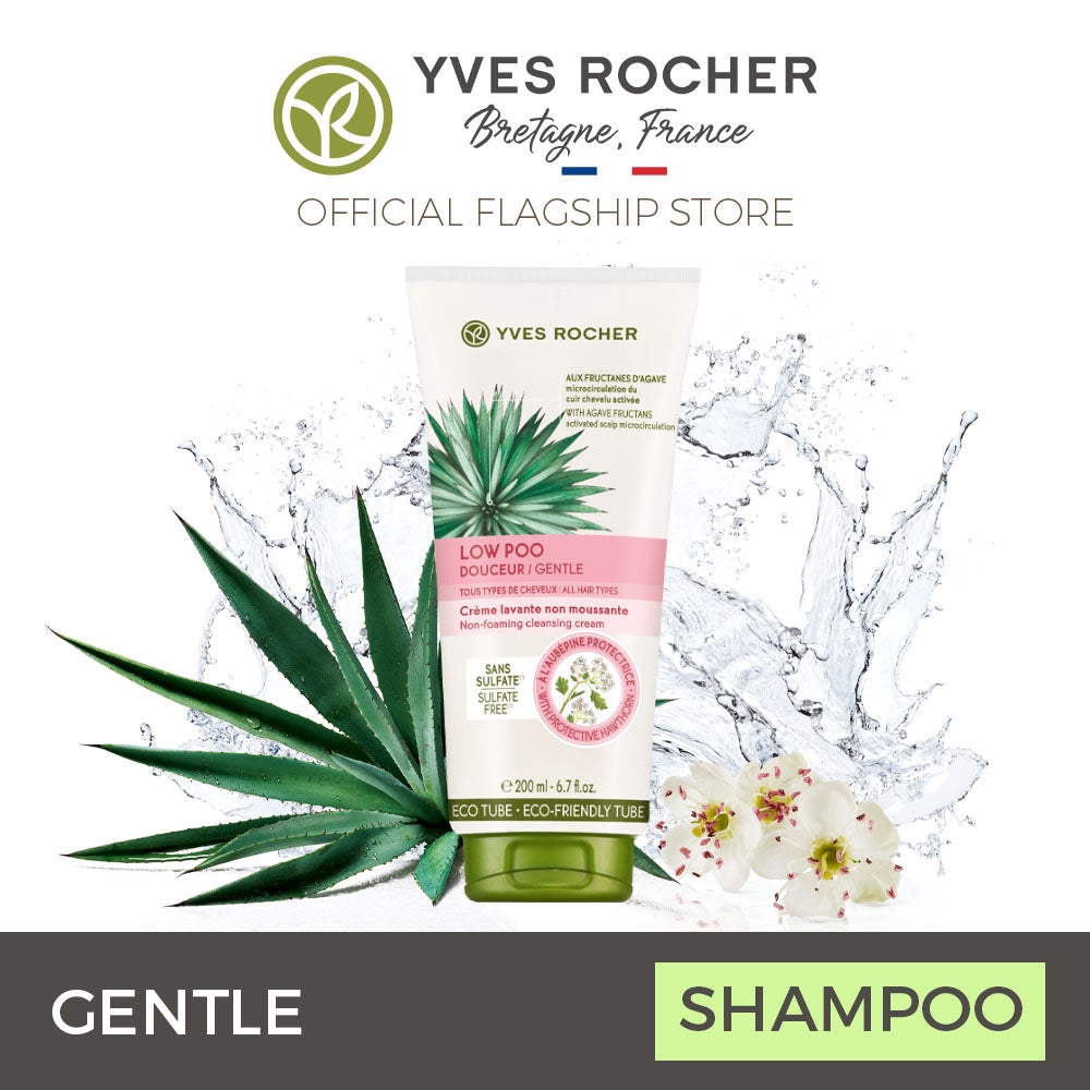 Yves Rocher Low Shampoo Delicate Cleansing Cream 200ml