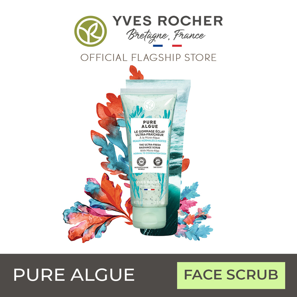 Yves Rocher Pure Algue Ultra Fresh Radiance Scrub 75ml
