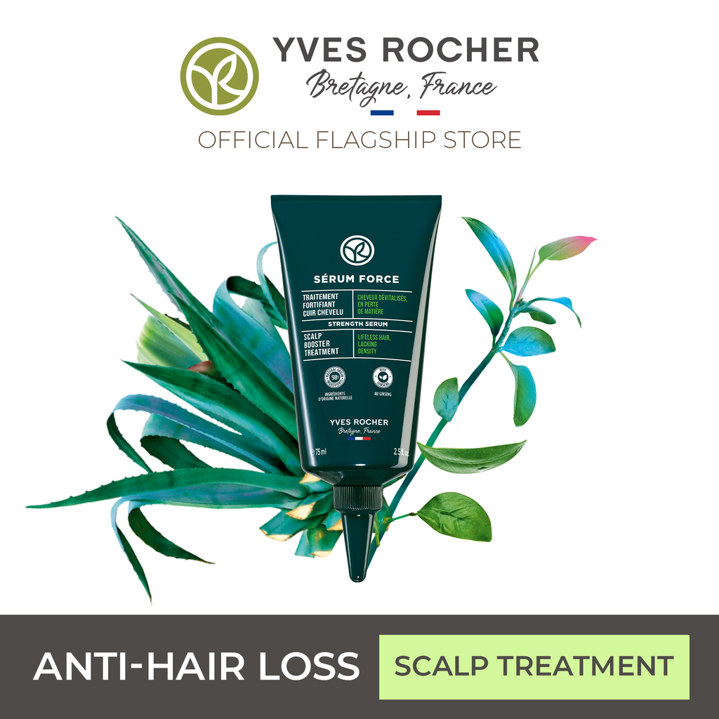 Yves Rocher Anti Hair Loss Scalp Booster Serum Promotes Hair Growth