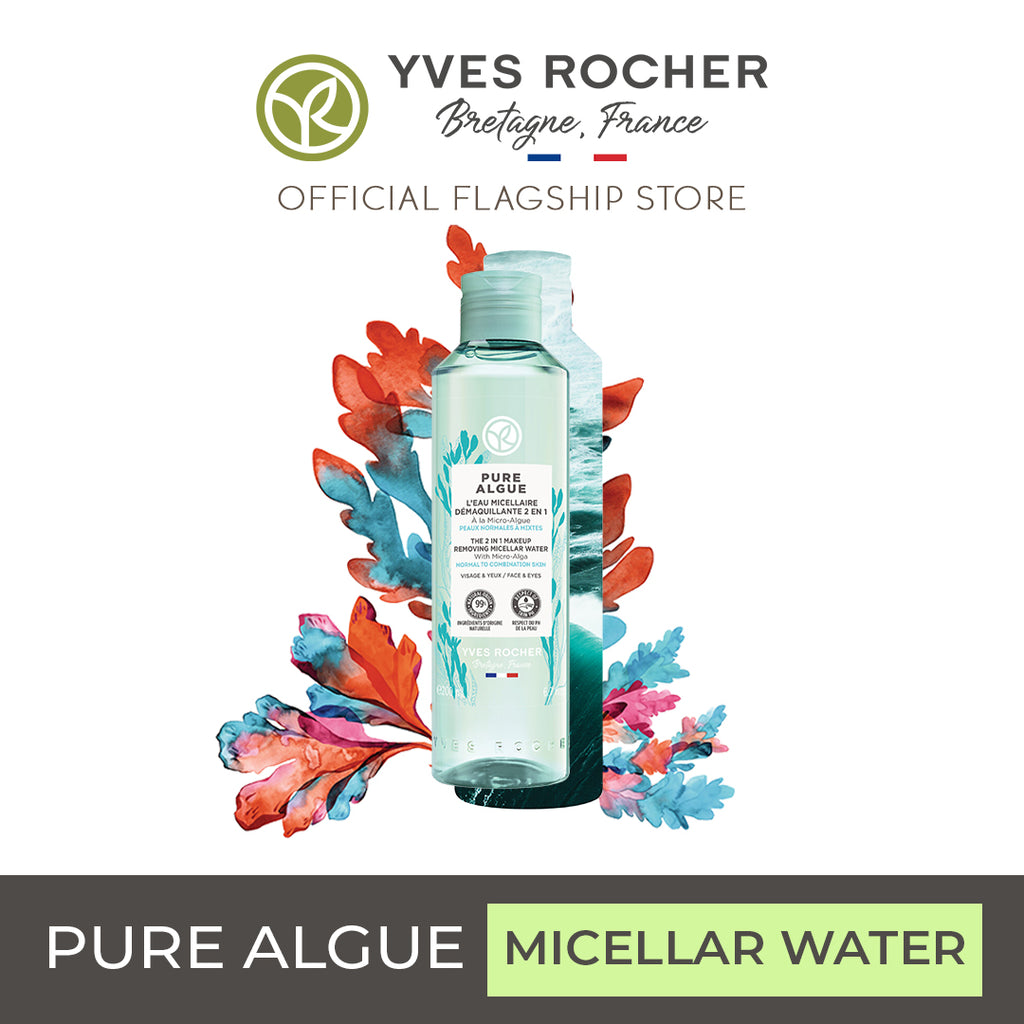 Yves Rocher Pure Algue 2 in 1 Makeup Remover Micellar Water 200ml