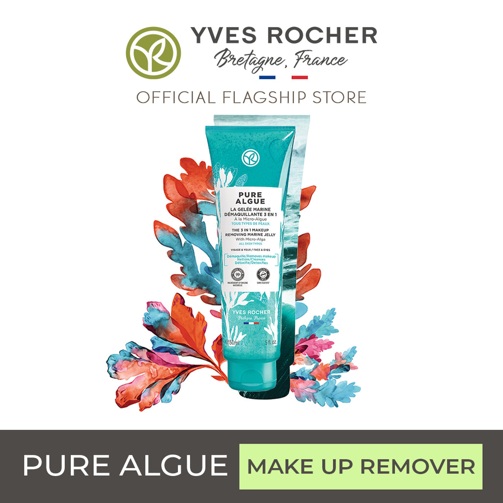 Yves Rocher Pure Algue 3 in 1 Makeup Remover Marine Jelly 150ml