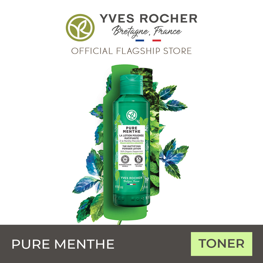 Yves Rocher Pure Menthe Matifying Powder Lotion 150ml