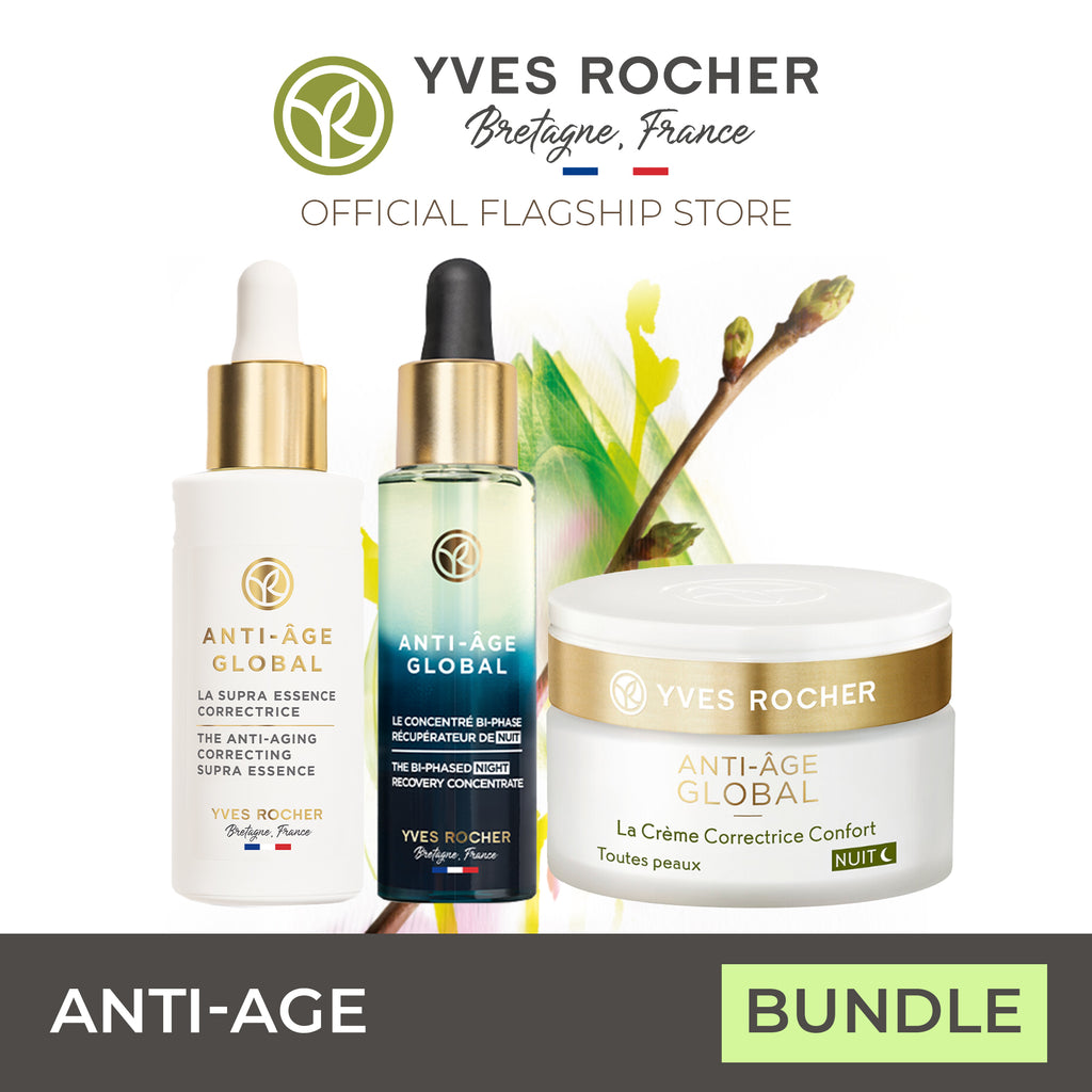 YVES ROCHER Anti Aging Complete Night Care Bundle – Anti-Age Global