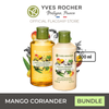 Yves Rocher Mango Coriander Shower Gel and Lotion Bundle 200ml - Plaisir Nature